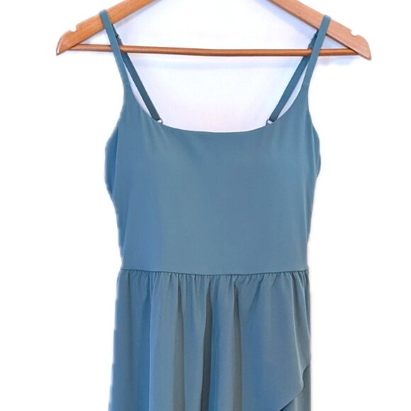 NWT Halara | Stone Blue Breezeful High Low Quick Dry Casual Midi Dress | Small - Picture 4 of 10